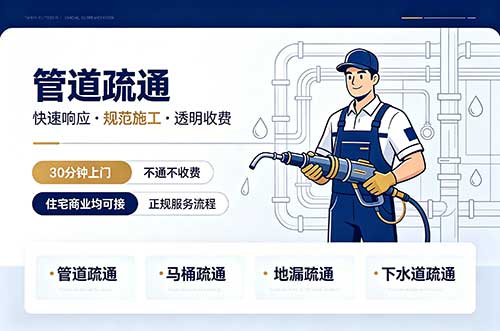 仙桃管道疏通