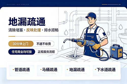 仙桃地漏疏通