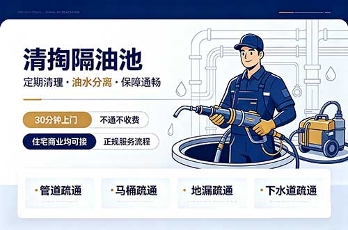 仙桃清掏隔油池